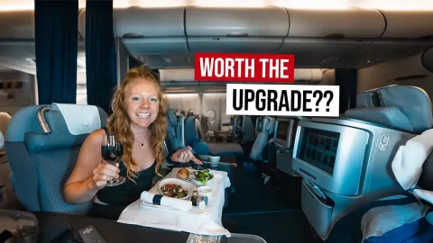 Lufthansa Business Class Review and Food Experience on a First Flight