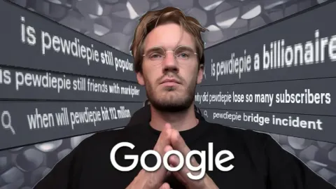 PewDiePie Googles Himself and Reacts to What He Finds Online