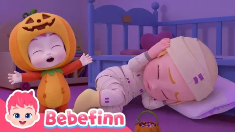 Halloween Good Morning Song for Kids Featuring Knock Knock Who's There Fun