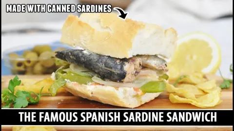 How to Make a Classic Spanish Sardine Sandwich Bocadillo de Sardinas