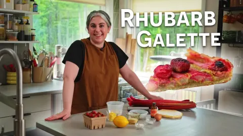 Claire Saffitz Shares Her Go To Strawberry Rhubarb Galette Recipe for Summer