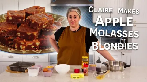 Claire Saffitz Apple Molasses Blondies Recipe for Easy Fall Baking