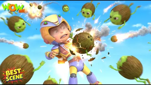 Vir the Robot Boy Faces a Ghostly Attack in This Fun Compilation