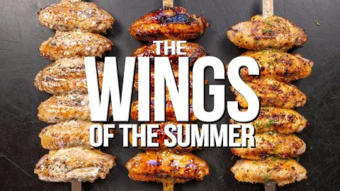 Three Grilled Wing Recipes for Summer With Alabama White, Peach Habanero, and Dill Pickle Ranch