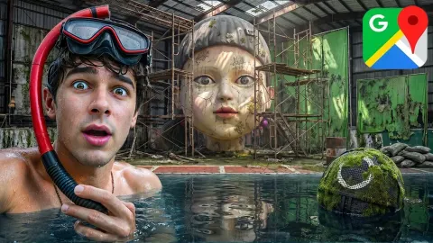 Exploring Abandoned Movie Sets Found on Google Maps