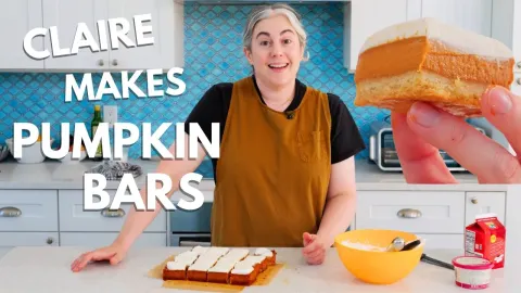 Claire Saffitz Shares Her Go-To Caramel Pumpkin Bars for Fall Baking Season
