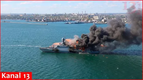 Ukraine Special Forces Secretly Strike Russian Warship in Devastating Drone Attack