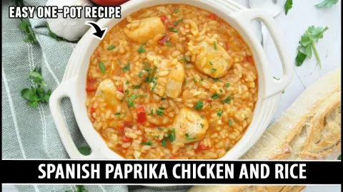 One-Pan Spanish Paprika Chicken and Rice Ready in 40 Minutes