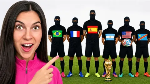 7 Masked Players One Real Football Star Can You Spot the Imposter