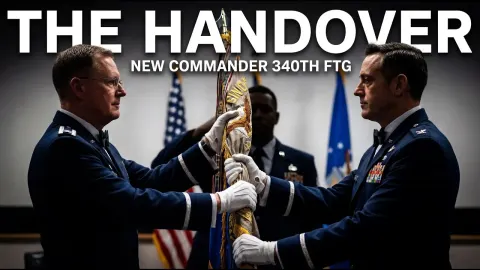 Colonel James Morgan Takes Command of the 340th Flying Training Group in Change of Ceremony