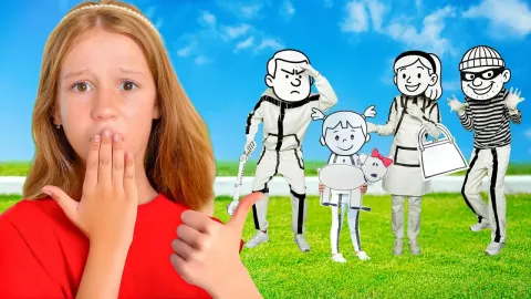 Nastya and Friends Build a Cardboard World Adventure