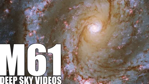 Messier 61 A Barred Spiral Galaxy with Intense Star Formation