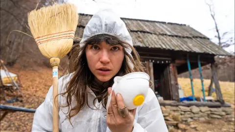 Abandoned Mountain Hut Transformed Into Cozy Tiny Home in Just 8 Days