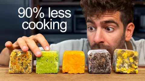 How Freezing Cooking Bases in Cubes Can Save You Over 20 Hours in the Kitchen