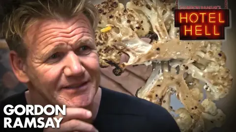 Gordon Ramsay Encounters the Worst Food He Ever Tasted on Hotel Hell