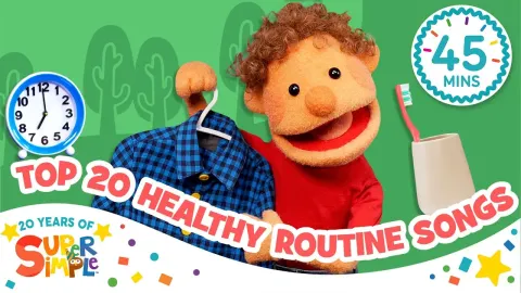 Healthy Kids Routines Songs for Morning and Evening Activities