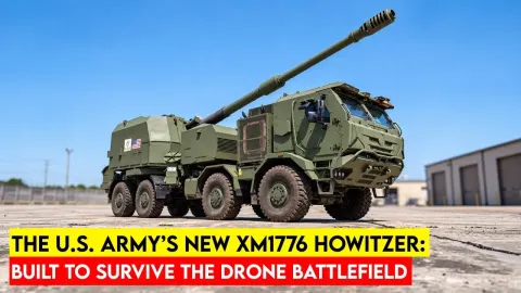 US Army XM1776 Howitzer Aims to Keep Artillery Crews Alive on Drone-Filled Battlefields