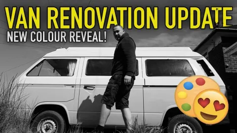 Van Renovation Update Reveals New Color and Winter Repairs for Camper