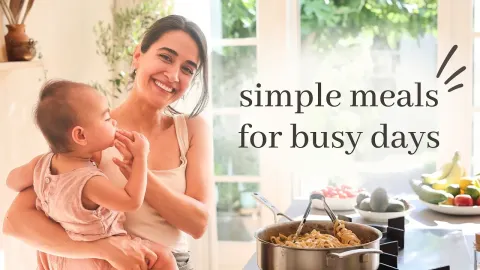 A Day of Meals for Mom and Baby Plus a Return to Filming After a Year Away