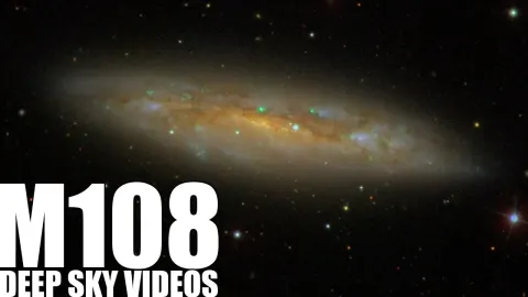 Exploring M108 the Surfboard Galaxy and Its Hidden Secrets