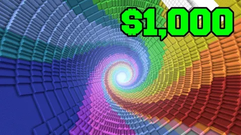 Minecraft Dropper Challenge: Map Maker vs Player for $1000