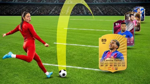 Football Card Challenge Land on a Player to Win Them for Your Team