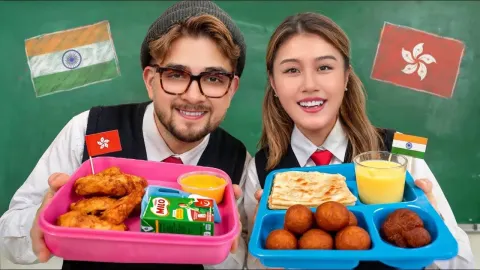 Childhood Lunchbox Swap Between Two Cultures