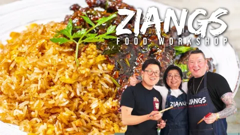 Egg Fried Rice and Crispy Chilli Beef Recipe with ZiangsFoodWorkshop