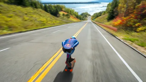 Skateboarder Shatters World Speed Record on Austrian Mountain Road