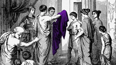 The Astonishing Cost of Purple Dye in Ancient Rome