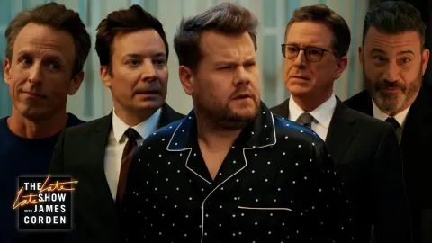 Late Night Hosts Confront a Colleague About Leaving the Show
