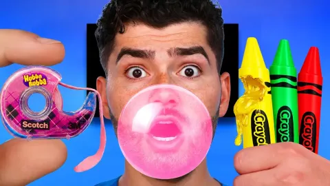 Creative School Supply Hacks with Hubba Bubba Gum and Edible Crafts