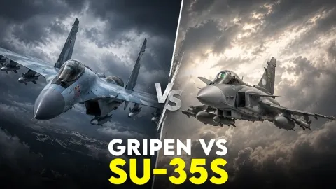 Russia Deploys New Su-35S Fighters as Ukraine Prepares for Gripen Jets