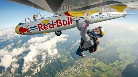 Climbing a Flying Plane Without a Safety Harness