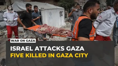 Israeli Drone Strike on Gaza City Vehicle Kills at Least Five Despite Ceasefire Deal