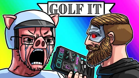 Golf It Gameplay Chaos When One Player's Rage Becomes Another Player's Soundboard