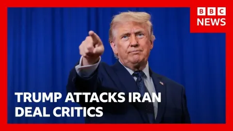 Trump dismisses Iran deal critics as 'losers' as negotiations progress