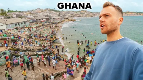 Exploring Ghana's Vibrant Coastal City and the Surreal Daily Life of Its People
