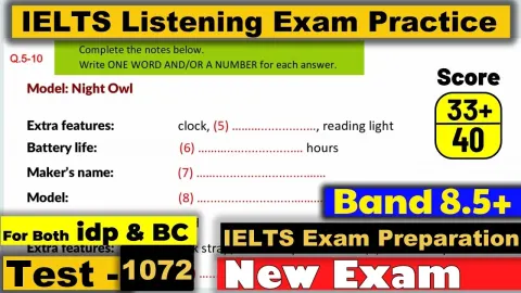 Full IELTS Listening Practice Test 2026 with Answers for Effective Preparation
