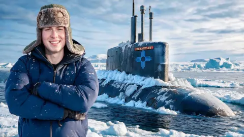 Inside a US Navy Nuclear Submarine on a Top Secret Arctic Mission