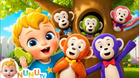 Five Little Monkeys Jumping on the Bed A Classic Nursery Rhyme for Kids