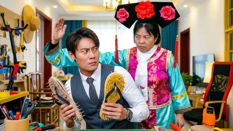 Genius Brother Takes On Mom With Custom Slippers In A Hilarious Family Showdown