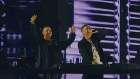 David Guetta and Marten Hørger Ignite Stade de France with Men Machine and Vitalic