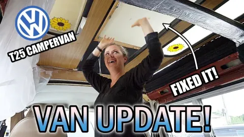 Volkswagen T25 Campervan Renovation Progress After Insulation and Carpeting