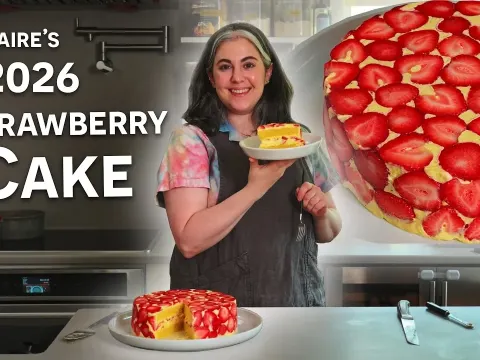 Claire Saffitz Shares Her Ultimate Strawberry Cake Recipe