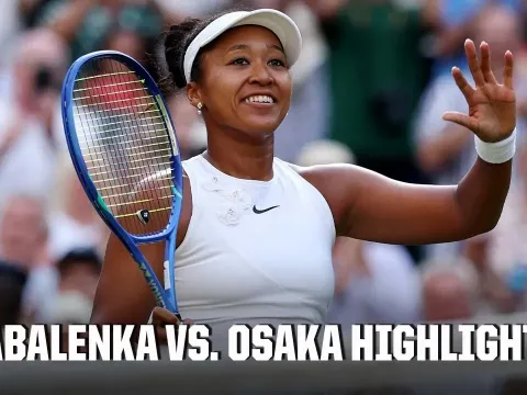 Sabalenka vs Osaka Wimbledon 2026 Full Match Highlights