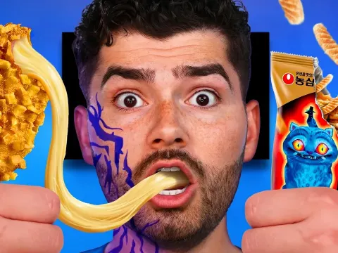 K-Pop Demon Hunters Battle Cavity Monsters with Snacks and Toothpaste