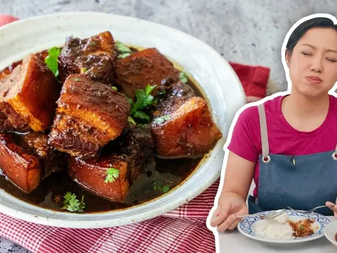 How to Make Moo Hong a Southern Thai Braised Pork Belly Recipe