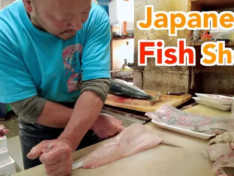 Inside Tokyo's Aomono-Yokocho Fish Market and the Daily Work of a Skilled Fishmonger