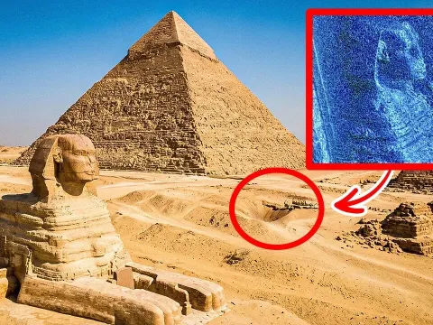 New Radar Scans Reveal a Second Sphinx Buried Beneath the Giza Plateau